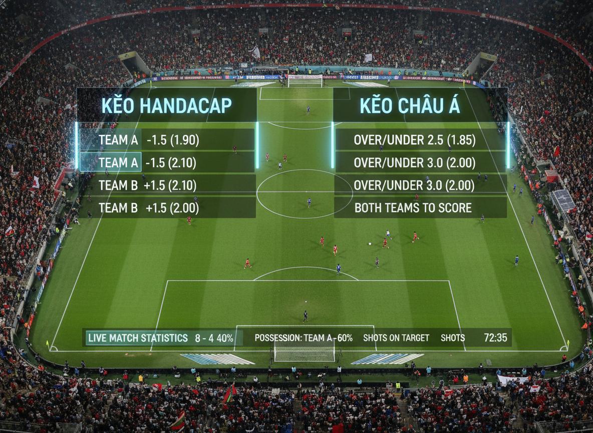 Kèo Handicap Là Gì? Cách Đọc Kèo Châu Á Tại Bongdalu
