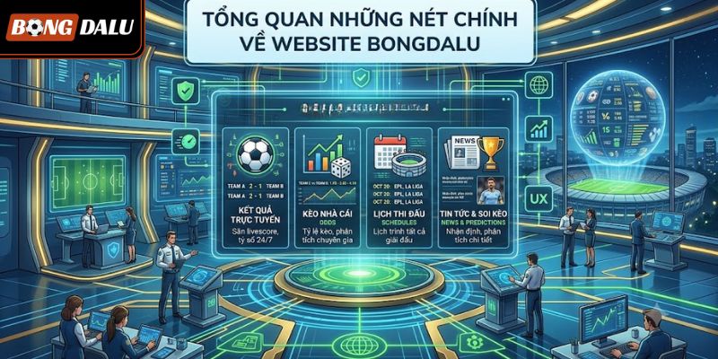 Tổng quan những nét chính về website BONGDALU
